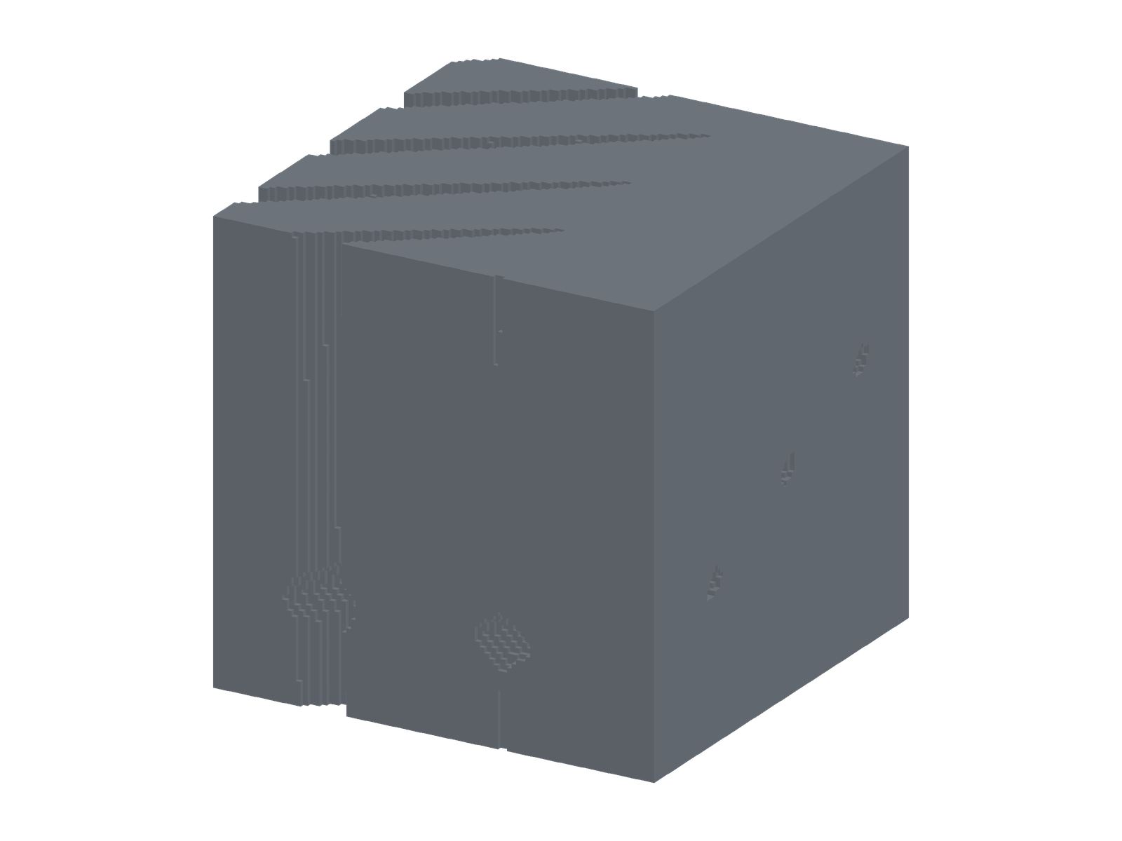 Evolved lattice unit cell rendered from the print-ready STL